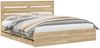 vidaXL Bettrahmen Sonoma-Eiche 200 x 200 cm Ingenieurs Holz 3411809 Bild 2