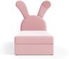 Kinderbett Polsterbett Bett MATILDA 100x200cm in Stoff Magic Velvet Rosa Bild 3