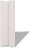 vidaXL Gartenzaun Doppelseitig 90×500 cm Weiß 43627 Bild 2