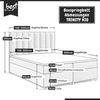 Best for Home Boxspringbett 200x200 mit 7-Zonen-Bonnellfederkern & Stauraum (140x200 160x200 180x200 200x200 cm), Verschiedene Liefermöglichkeiten, TOP Preis-Leistungs-Verhältnis Bild 2