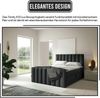 Best for Home Boxspringbett 200x200 mit 7-Zonen-Bonnellfederkern & Stauraum (140x200 160x200 180x200 200x200 cm), Verschiedene Liefermöglichkeiten, TOP Preis-Leistungs-Verhältnis Bild 5
