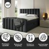 Best for Home Boxspringbett 200x200 mit 7-Zonen-Bonnellfederkern & Stauraum (140x200 160x200 180x200 200x200 cm), Verschiedene Liefermöglichkeiten, TOP Preis-Leistungs-Verhältnis Bild 3