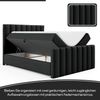 Best for Home Boxspringbett 200x200 mit 7-Zonen-Bonnellfederkern & Stauraum (140x200 160x200 180x200 200x200 cm), Verschiedene Liefermöglichkeiten, TOP Preis-Leistungs-Verhältnis Bild 4