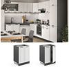 Küchenunterschrank R-Line Weiß Landhaus 60 cm ohne Arbeitsplatte Vicco Bild 2