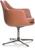 hjh OFFICE Loungesessel ARTEMIA Kunstleder Braun Bild 5