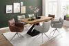 2er Set Sesselstuhl Limone - Leder, Anthrazit / Edelstahl Bild 2