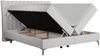 Boxspringbett mit 2 Bettkästen Matratze und Topper - MILEN - 180x200cm - Weiß Kunstleder - H3 Bild 4