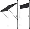 osoltus Balkon Klemmmarkise 250 x 130cm Balkonmarkise Sonnenschutz Dunkelgrau Bild 4