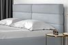99rooms Odalys Polsterbett Velours MONOLITH Silber 140x200 cm ohne Bettkasten Bild 2