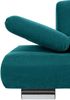 Sofa 2-Sitzer Kaye Bezug Veloursstoff Metallfuß verchromt / petrol 23126 Bild 5