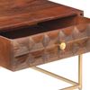 vidaXL Couchtisch, Mango Massivholz, 112 x 50 x 40 cm Bild 5