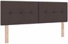 vidaXL Boxspringbett mit Matratze Dunkelbraun 140 x 200 cm Stoff 3340216 Bild 5