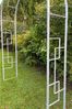 DanDiBo Rosenbogen aus Metall Stabil Verzinkt 150 cm Breit Rankbogen 96524 Gartenbogen Torbogen Rundbogen Pflanzbogen Massiv Feuerverzinkt Garten Wetterfest Volleisen Bild 4