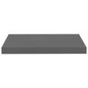 vidaXL Schweberegale 2 Stk. Hochglanz-Grau 50x23x3,8 cm MDF 323788 Bild 5