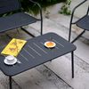 Gartenmöbelset Andria Stahl 4-tlg. Anthrazitgrau [casa. pro] Bild 4