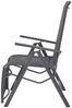 vidaXL Liegestuhl Aluminium und Textilene Schwarz 42766 Bild 4