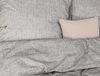 Irisette Mink Flausch Cotton Bettwäsche 200x200 uni Melange silber 8835-11 Bild 2
