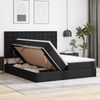 vidaXL Bett mit Stauraum und LED Schwarz 200 x 200 cm Kunstleder 3372817 Bild 5