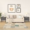 vidaXL Beistelltische 2 Stk. Grau 50x50x49 cm Massivholz Kiefer 813799 Bild 2