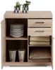 Kommode >Birkenhead< in Eiche - 80x90x50cm (BxHxT) Bild 3