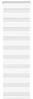 vidaXL Doppelrollo Weiß 45x150 cm Stoffbreite 40,9 cm Polyester 4014744 Bild 1