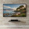 Maclean TV-Regal MC-738 TV Wandregal aus Glas – 35x25 cm, bis 10 kg, 2-tlg, Wandablage für Receiver, Konsole & DVD Player Bild 2