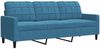 vidaXL 3-Sitzer-Sofa Blau 180 cm Samt 4007643 Bild 2