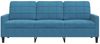 vidaXL 3-Sitzer-Sofa Blau 180 cm Samt 4007643 Bild 4