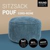 Lumaland Pouf Sitzhocker Cord Ablage kompakt 25x45 cm, pflegeleicht, Indoor Relaxen Bild 2