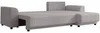Vente-unique - NESSARO Sofa SamtStoff Grau - B 149 cm x H 80 cm x L 240 cm Bild 5