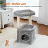 PAWZ Road Kratzbaum Kleiner Katzenbaum, mehrstöckiger Katzenturm,gemütlicher Katzenwohnung, mit Sisal-überzogenem Kratzbaum Bild 3