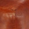 Pouf Hellbraun 40 x 40 x 40 cm Echtes Ziegenleder [248126] Bild 3