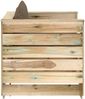 vidaXL 2-tlg. Garten-Lounge-Set mit Kissen Grün Imprägniertes Holz 3074539 Bild 4