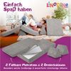 Linodino Kindersofa Spielsofa I aus Schaumstoff Bausteine I Spielcouch für Kinder, 3 Jahre Garantie Bild 4