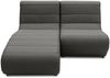 Gartenlounge Set 2 Boudicca 146x80x152 mit Outdoorbezug in anthrazit Bild 2