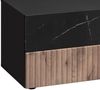 TV-Lowboard Starlet in schwarz, Vicking Eiche und Marmor schwarz mit Kamin 60x122 cm Bild 4