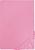 Biberna Jersey-Spannbetttuch, 100 % Baumwolle, Pink, 1x 140x200 cm - 160x200 cm Bild 5