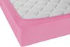 Biberna Jersey-Spannbetttuch, 100 % Baumwolle, Pink, 1x 140x200 cm - 160x200 cm Bild 3