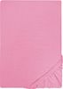 Biberna Jersey-Spannbetttuch, 100 % Baumwolle, Pink, 1x 140x200 cm - 160x200 cm Bild 4
