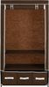 vidaXL Kleiderschrank Braun 87 x 49 x 159 cm Stoff 282458 Bild 4