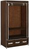 vidaXL Kleiderschrank Braun 87 x 49 x 159 cm Stoff 282458 Bild 3
