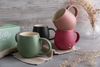 Sallys Tasse Belly Mug, handgemacht aus 400 ml, langer Wärmespeicher durch 100 % Steingut Bild 4