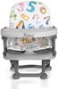 Kinderstuhl Kiwi, Kinder Stuhl-, Sitzerhöhung, Boostersitz, Tisch, klappbar grau weiss Bild 3