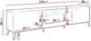 TV-Lowboard Picru 2D EF mit Kamin (Farbe: Cashmere / Cashmere Hochglanz + Gold) Bild 4