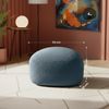 Sitzhocker SUMIR - Stoff Dunkelgrau 52x48x32 cm | Hocker Schlafzimmer Polsterhocker Wohnzimmer Sitzbank Esszimmer Bild 3