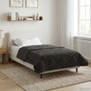 vidaXL Winterbettdecke Gepolstert Anthrazit 135 x 200 cm 42026306 Bild 4