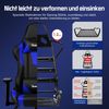 Adormii Gaming-Stuhl Gaming Stuhl ergonomisch Gaming Chair Bürostuhl verstellbare (Gaming Stuhl mit verstellbaren Lendenkissen, Armlehne und Kopfstütze, Gamer Stuhl Bequeme Sitzkissen), gepolsterter Gaming-Stuhl, bis 150 kg Belastbarkeit, mit Wippfunktion Bild 3