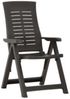 vidaXL Verstellbare Gartenstühle 2 Stk. Kunststoff Anthrazit 315831 Bild 2