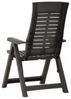 vidaXL Verstellbare Gartenstühle 2 Stk. Kunststoff Anthrazit 315831 Bild 4