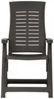 vidaXL Verstellbare Gartenstühle 2 Stk. Kunststoff Anthrazit 315831 Bild 3